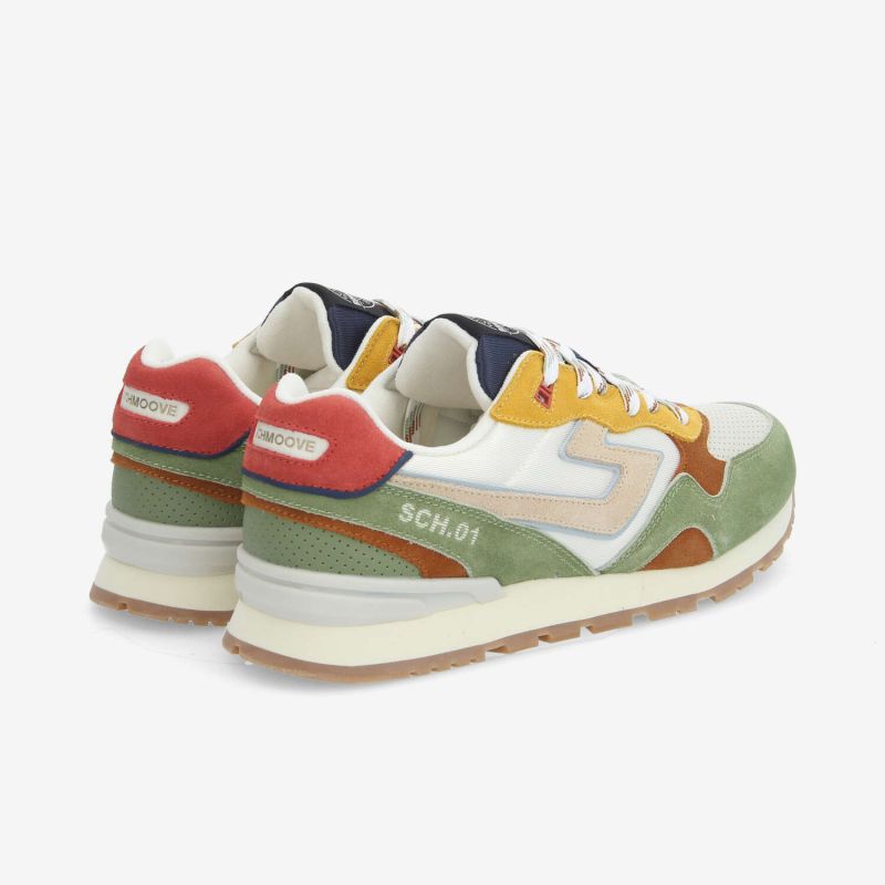 CAPE CODE RUNNER M - SUEDE/NYL/PUNCH - GREEN/OFF WHITE